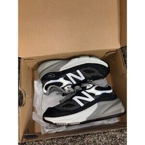 New Balance 990 V6 Black/Grey Kids Sneakers size 8C Preowned